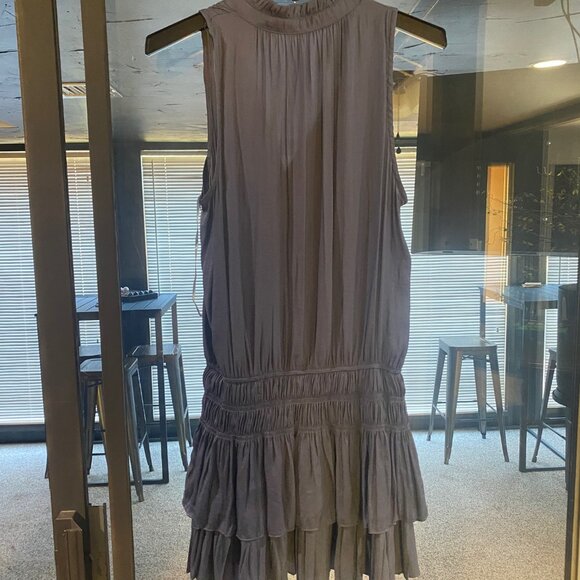 VICI Collection Gray-Blue Mini Dress - Picture 3 of 4